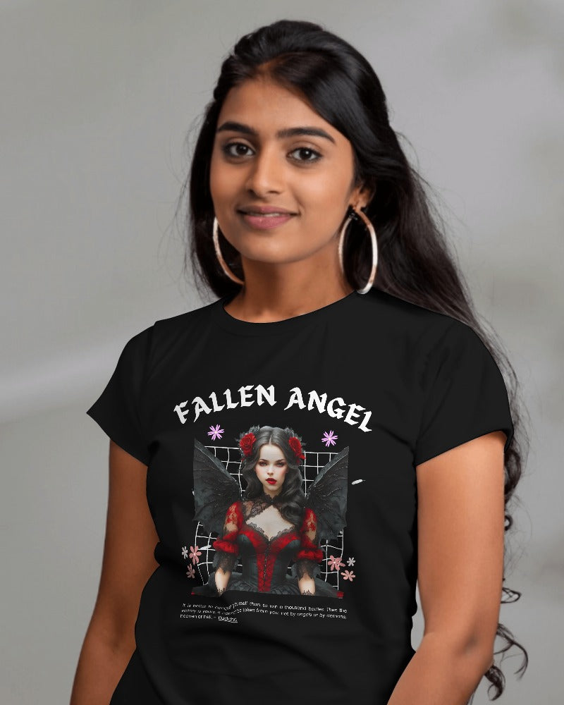 Angel Anime Design Printed tshirt