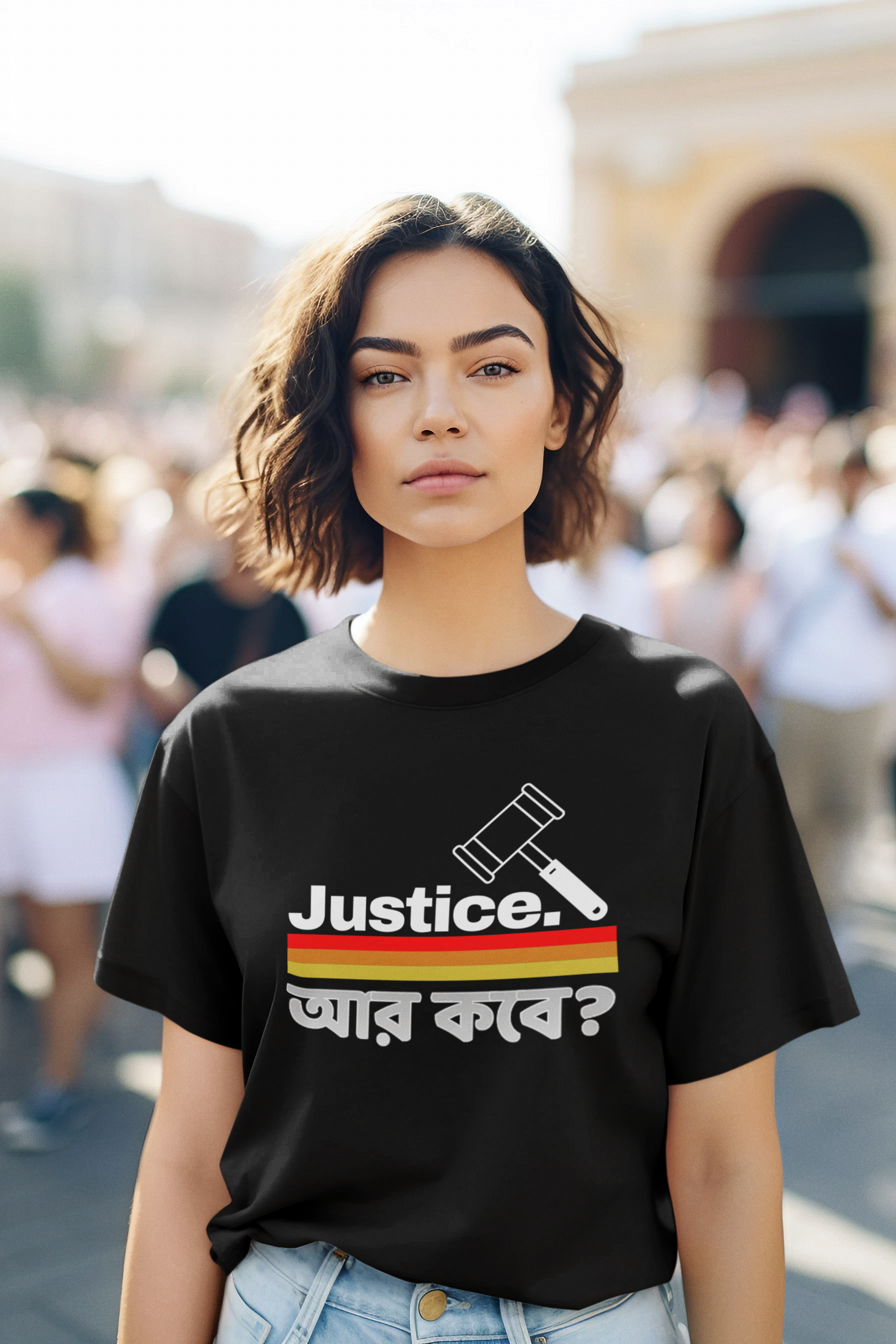 JUSTICE আর কবে ? TSHIRT FOR JUSTICE SEEKER