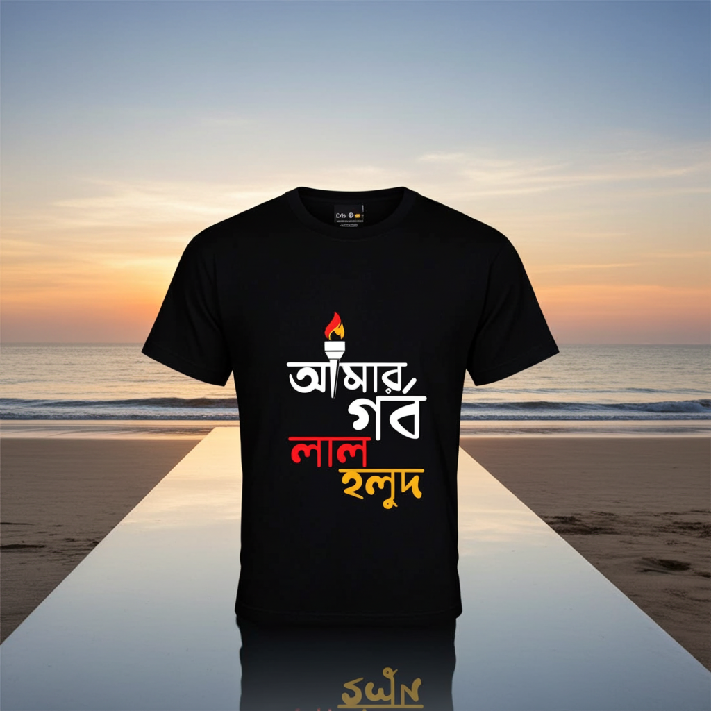 "Amar Gorbo Lal Holud" Quoted Tshirt