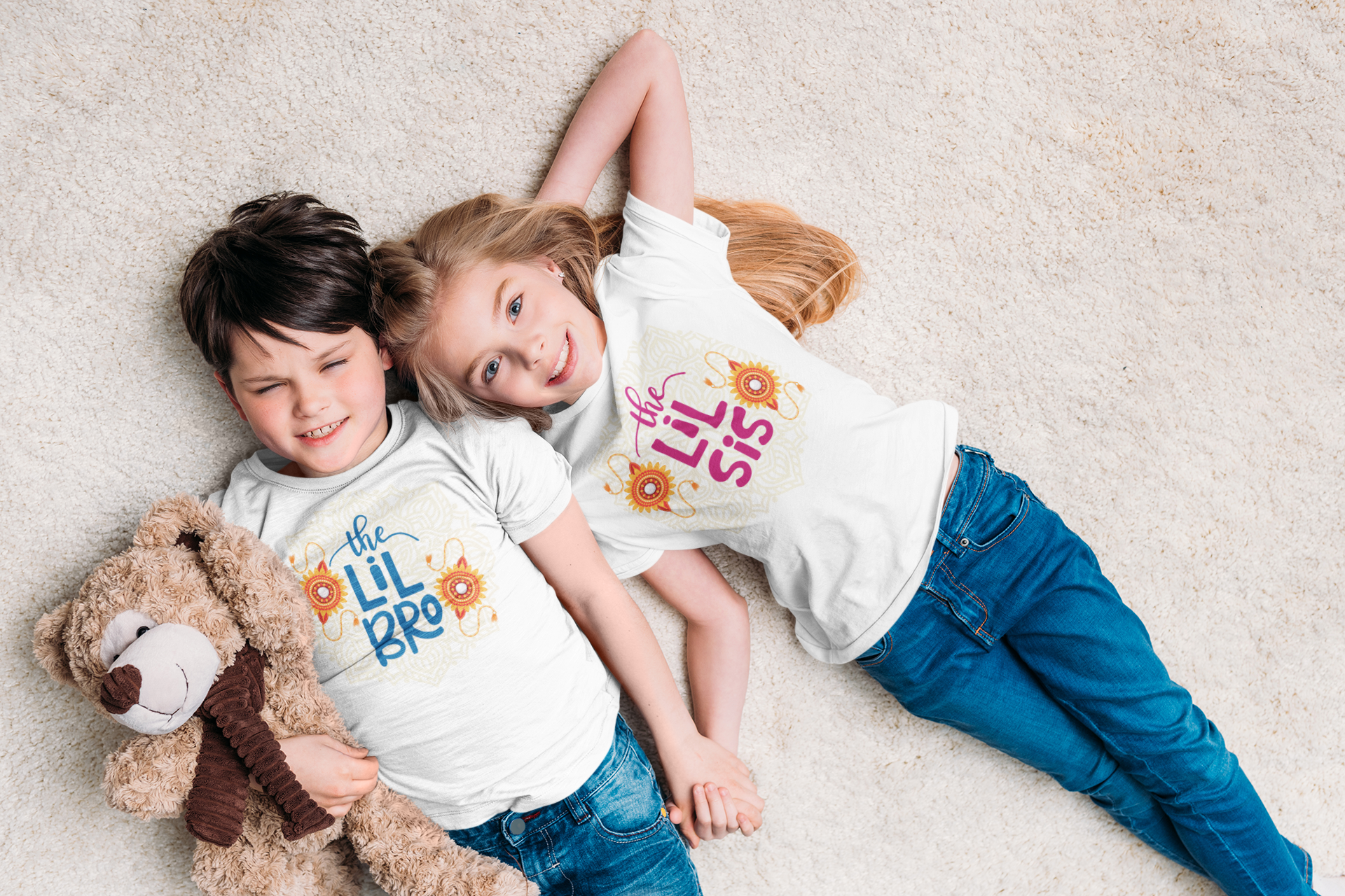 The BROTHER - SISTER Printed Tshirt for Kids