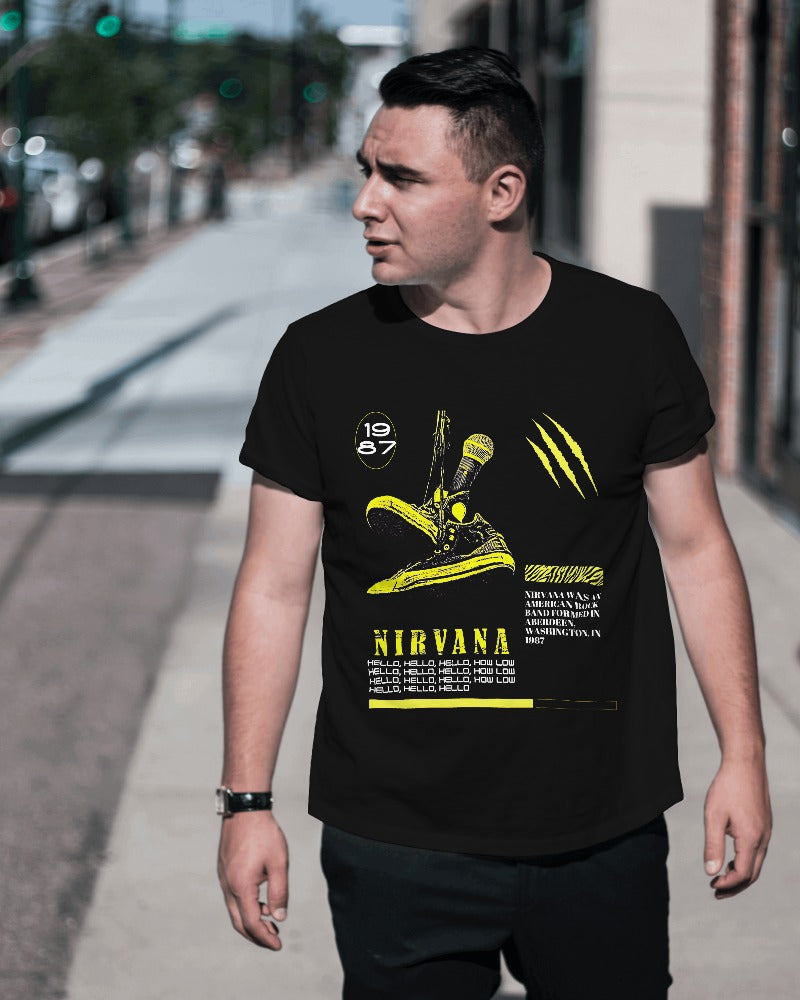 NIRVANA BAND POSTER TSHIRT