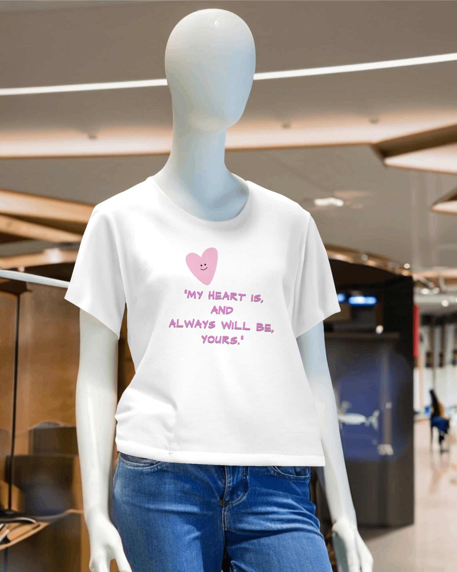“My heart is.. Couple Valentine T Shirt Collection by Bratma