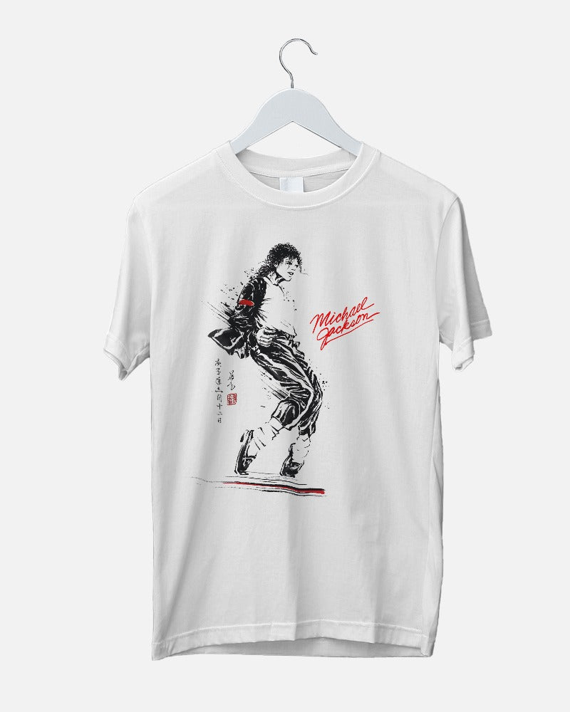 MJ King of Pop Graphics Printed Tshirt