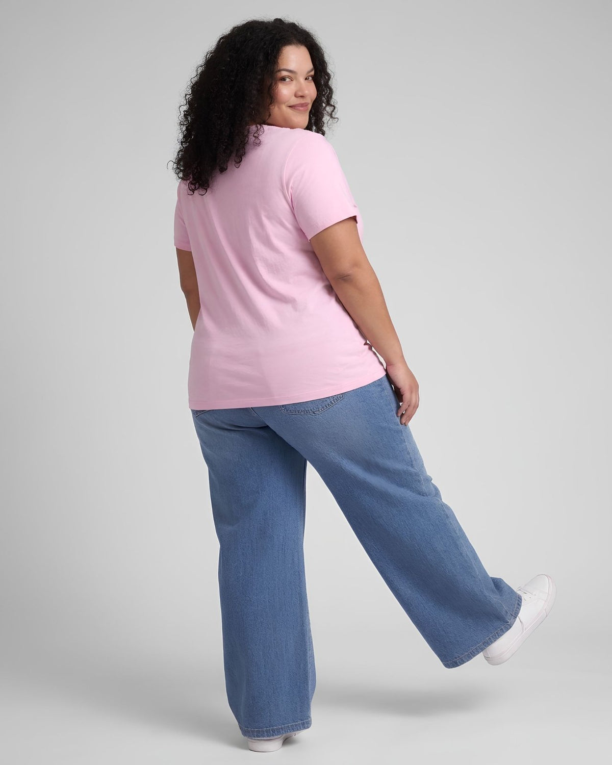 BRATMA Women's plus size t-shirt Pink