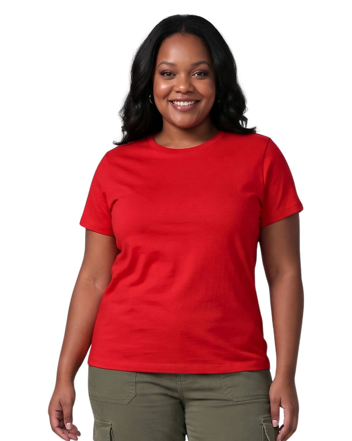 BRATMA Women's plus size t-shirt Red