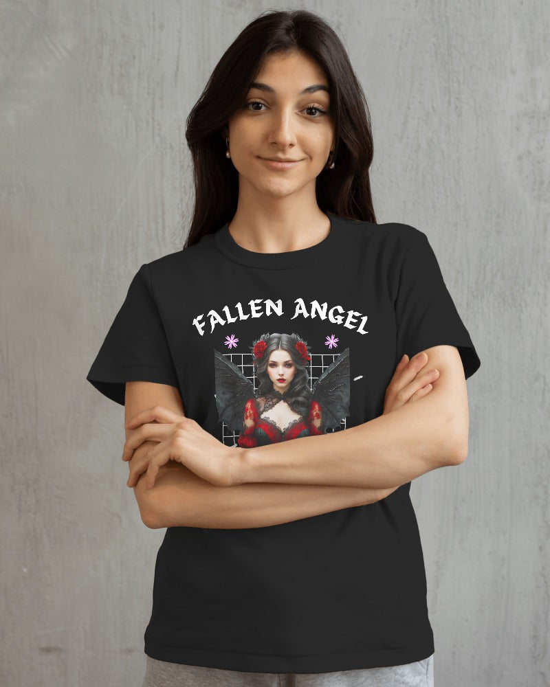 Angel Anime Design Printed tshirt