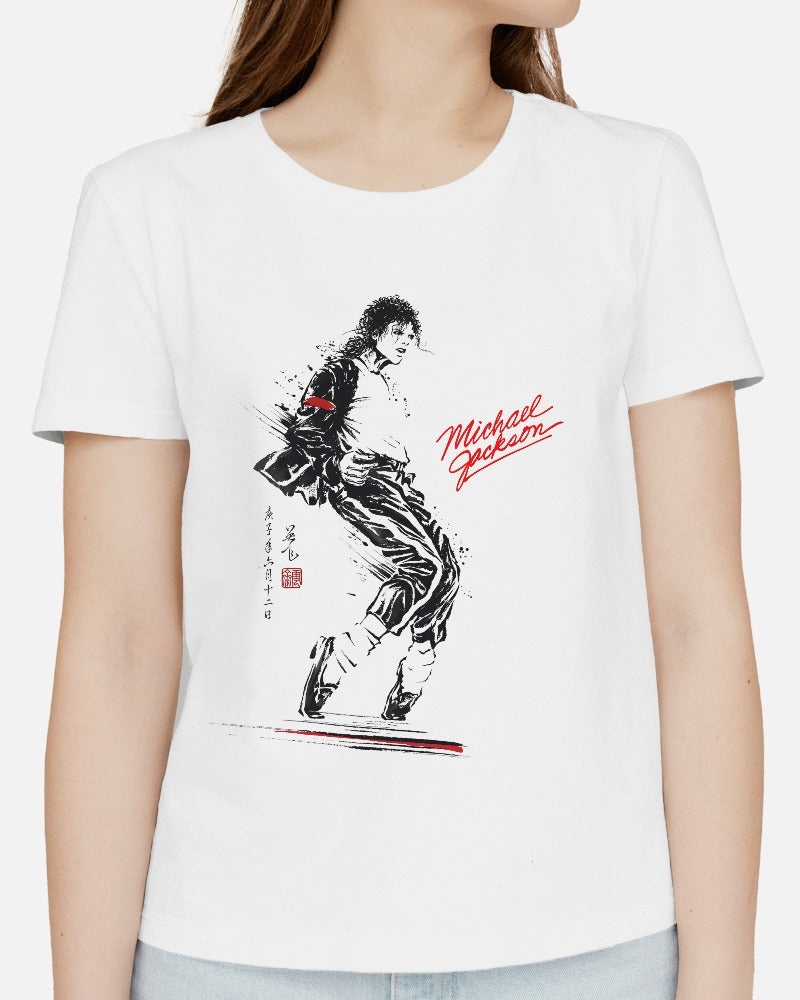 MJ King of Pop Graphics Printed Tshirt