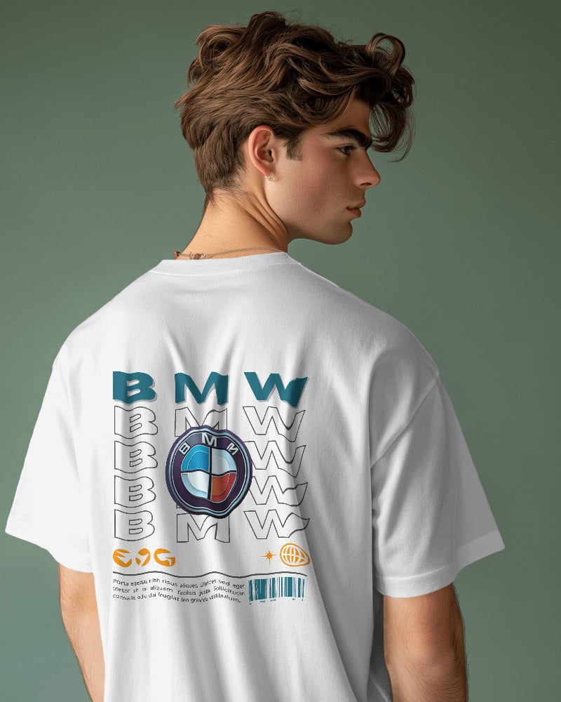 BMW Poster Printed On Back