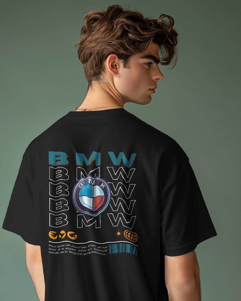 BMW Poster Printed On Back