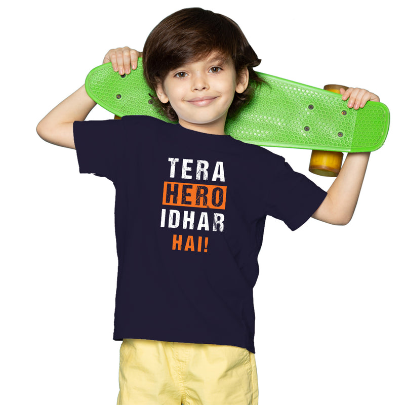 Tera Hero Idhar Hai Printed Boys T-Shirt