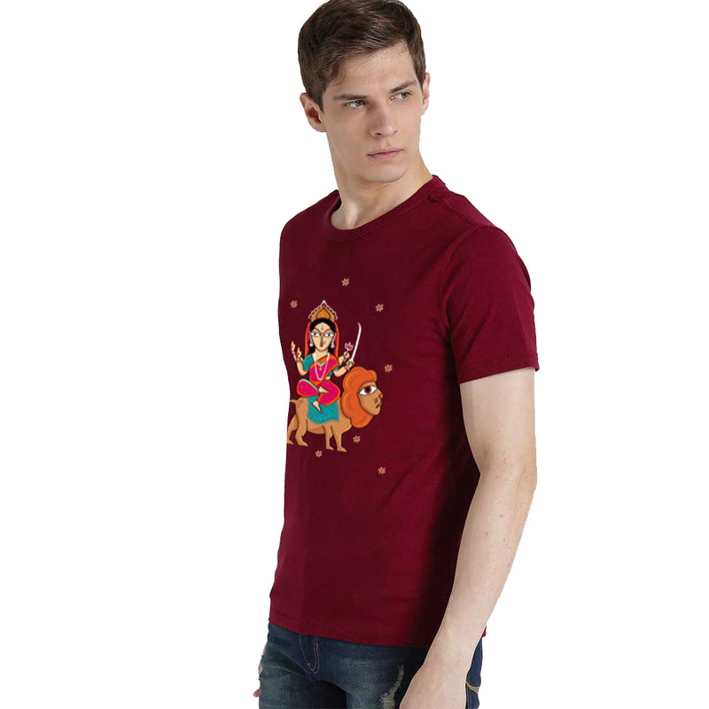 Durga Printed Men T-Shirt