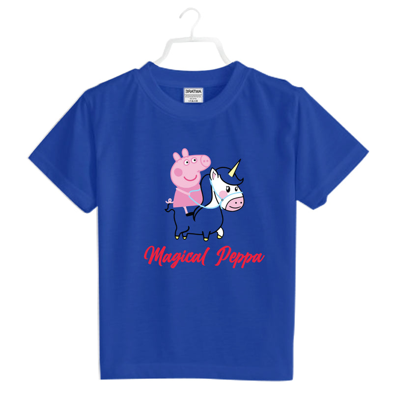 Magical Peppa Printed Boys T-Shirt