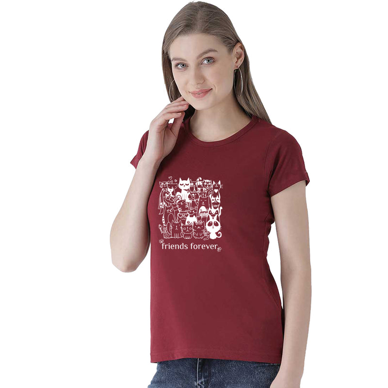 Friends Forever Printed Women T-Shirt