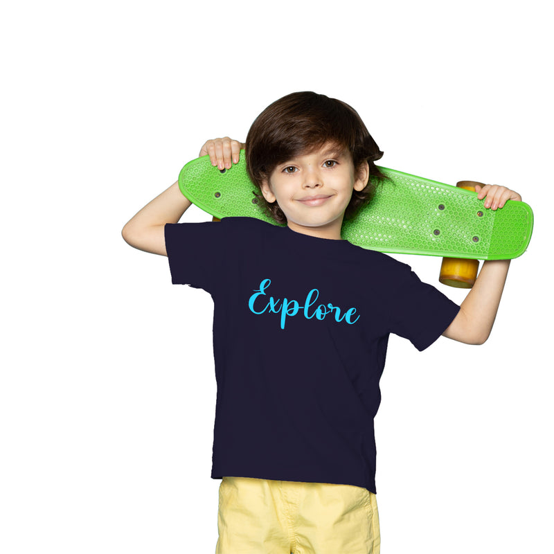 Explore printed Boys Half Sleeves T-Shirt