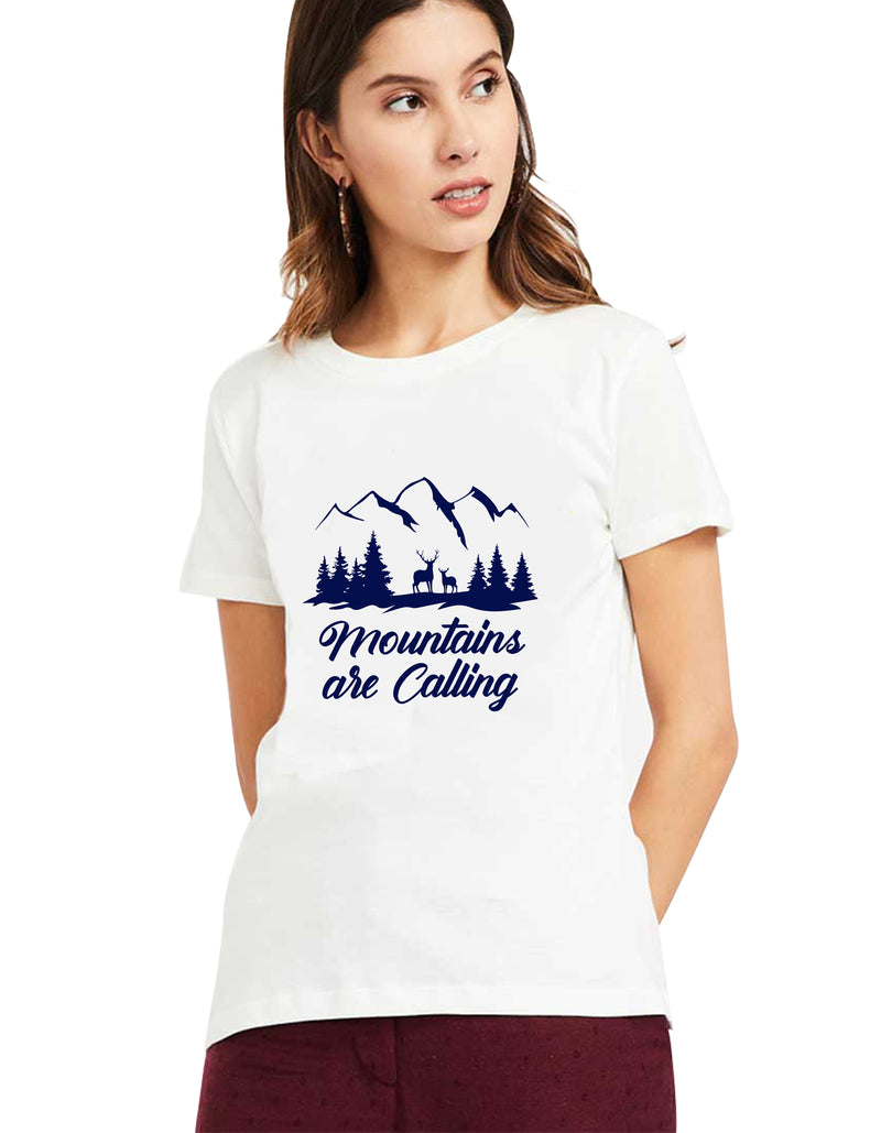 Mountains Are Calling Women T shirt