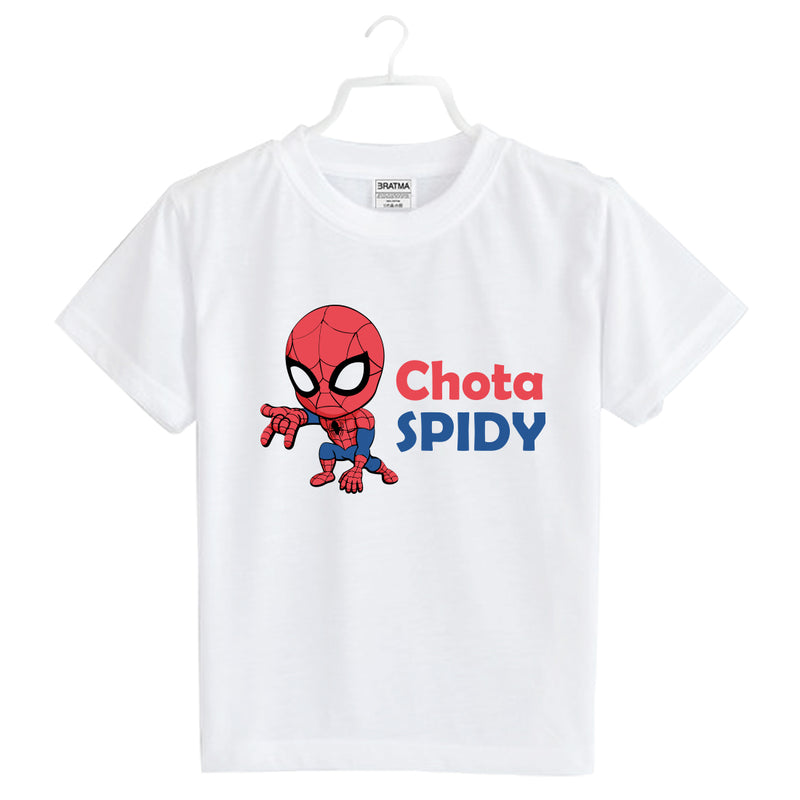 Chota Spidy Printed Girls T-Shirt