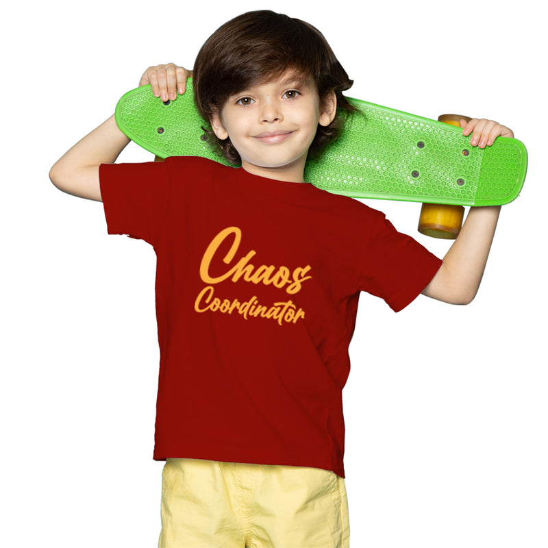 Chaos Coordinator Printed Boys T-Shirt