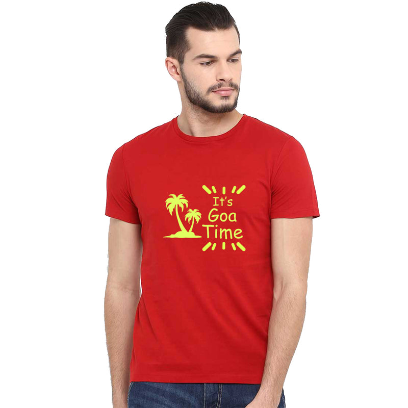 Its Goa Time Printed Men T-Shirt