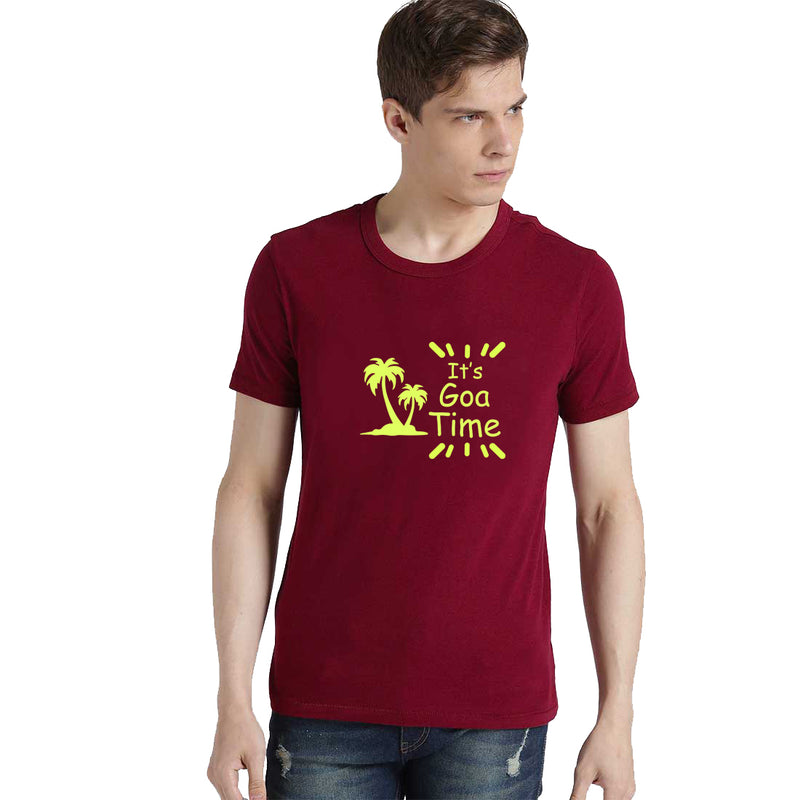 Its Goa Time Printed Men T-Shirt