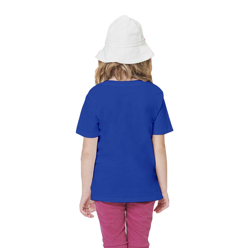 Plain Royal Blue Girls T-Shirt