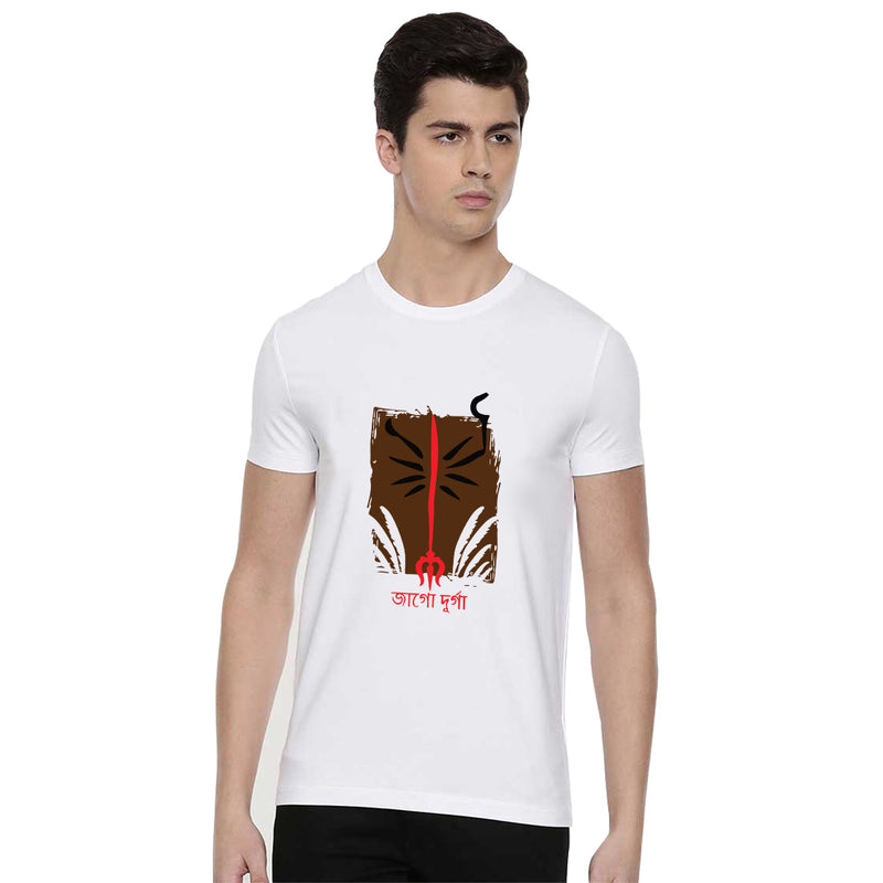 Jago Durga Printed Men T-Shirt