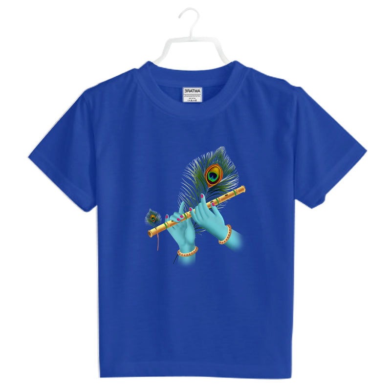 Sri Krishna Flute Printed Boys T-Shirt