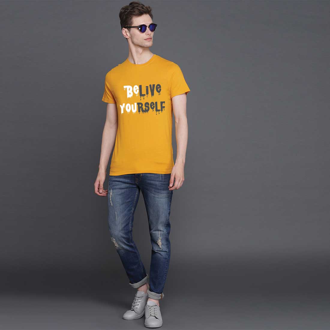 Custom T-Shirt Printing online #color_ mustard