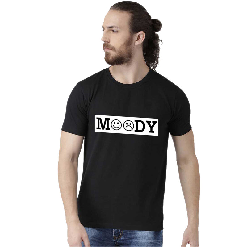 Moody Printed Men T-Shirt