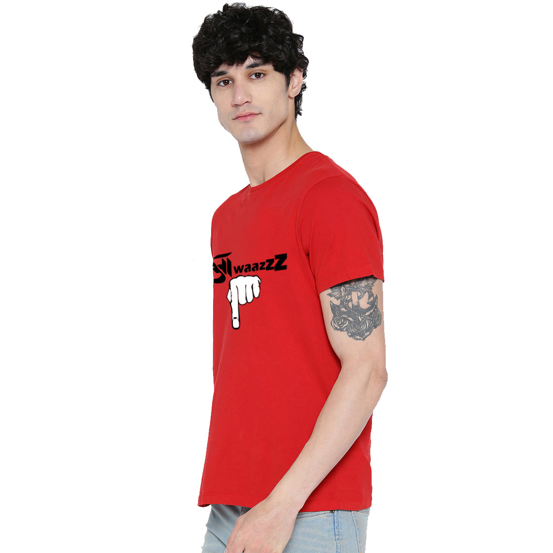 Custom Design T-Shirts for kids in kolkata #color_red