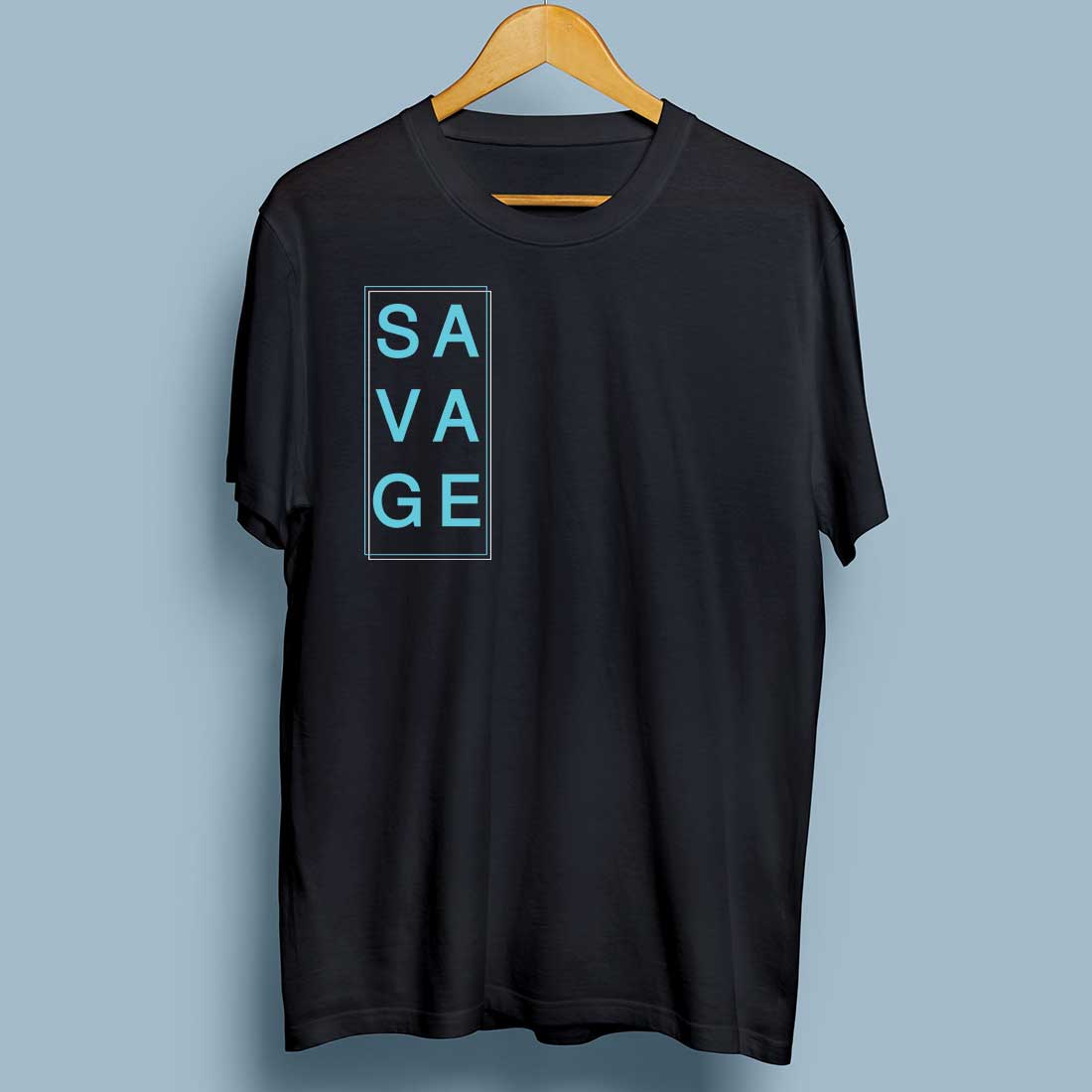 Savage Black Men T-Shirt