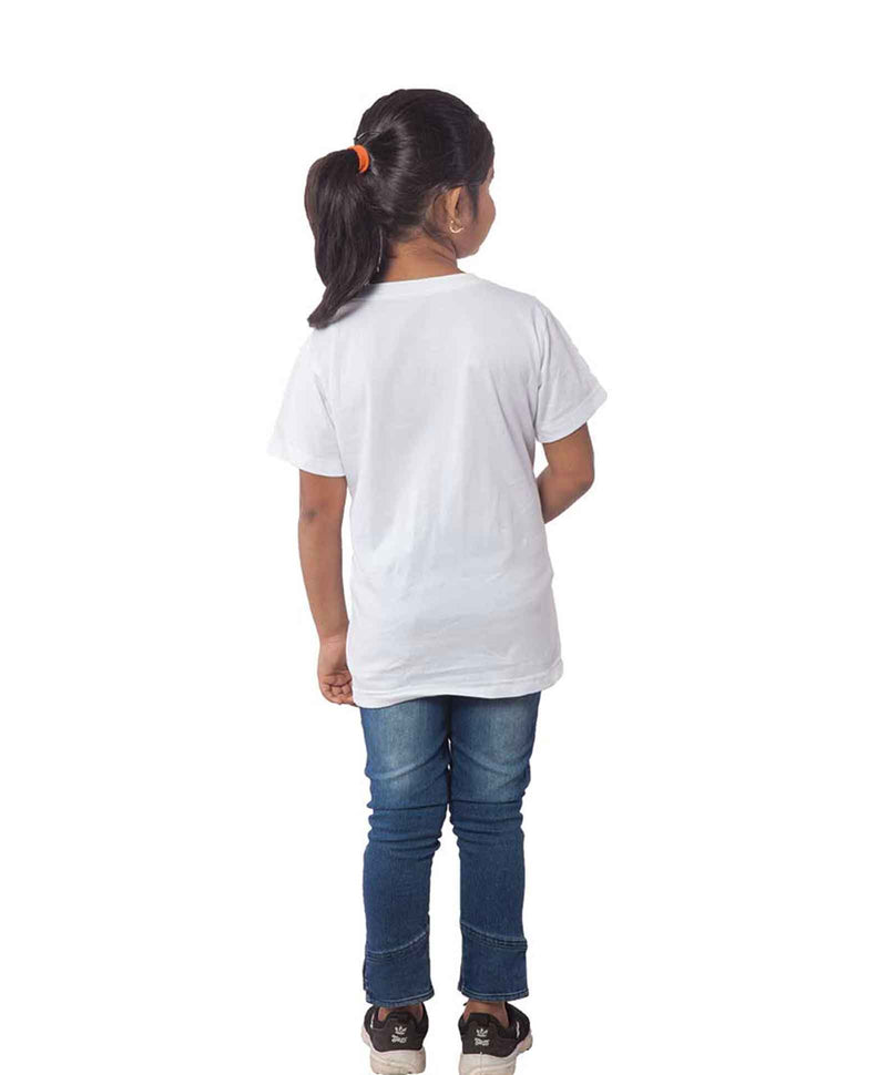 Scooter Girl Half Sleeves T-Shirt For Kids