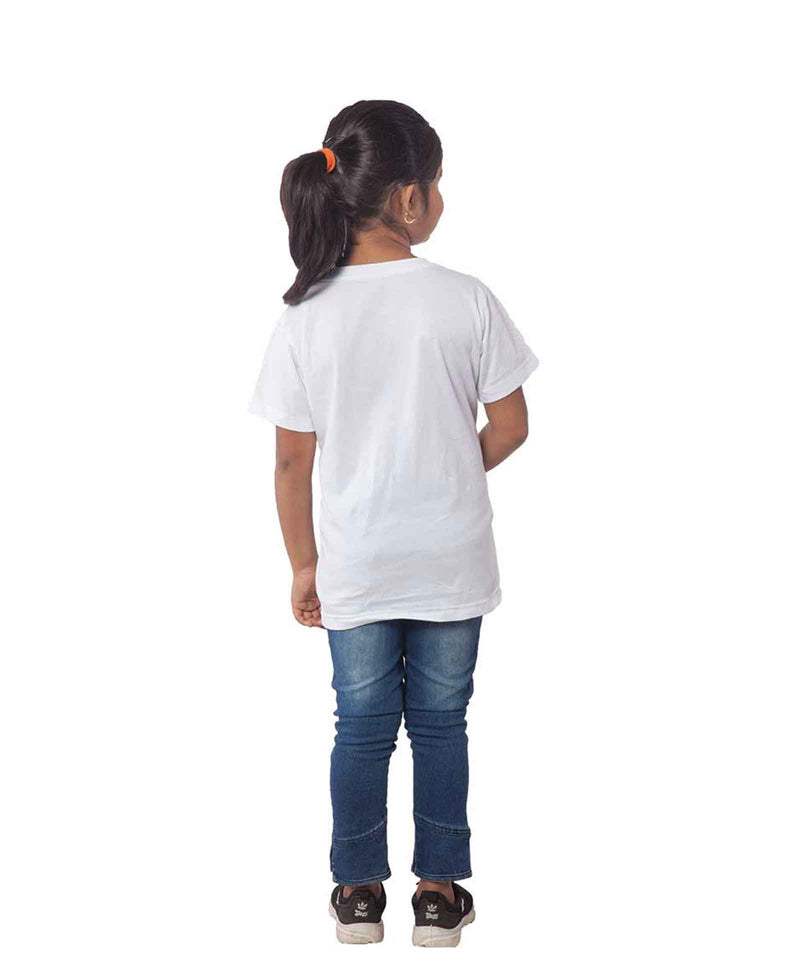 Cat Half Sleeves T-Shirt For Kids