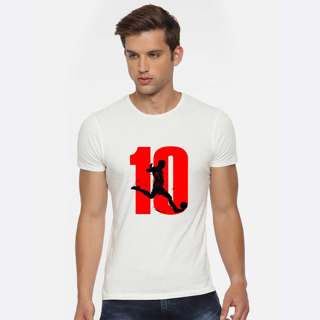 LM10 White Men T-Shirt