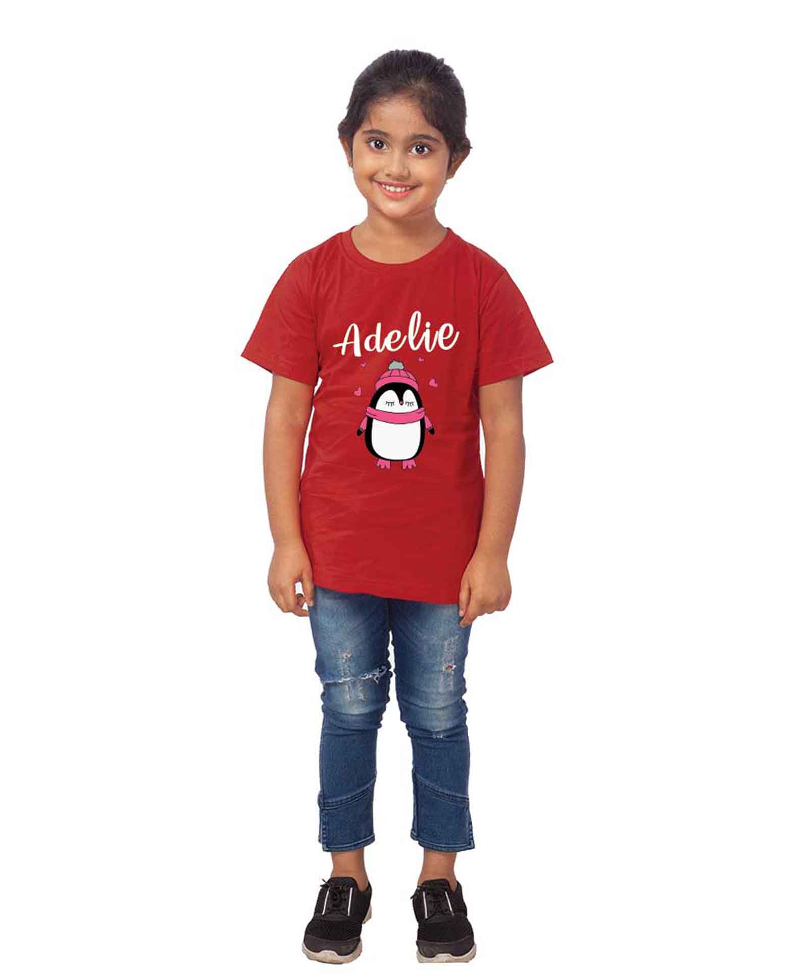 Custom Design T-Shirts for kids in kolkata #color_maroon
