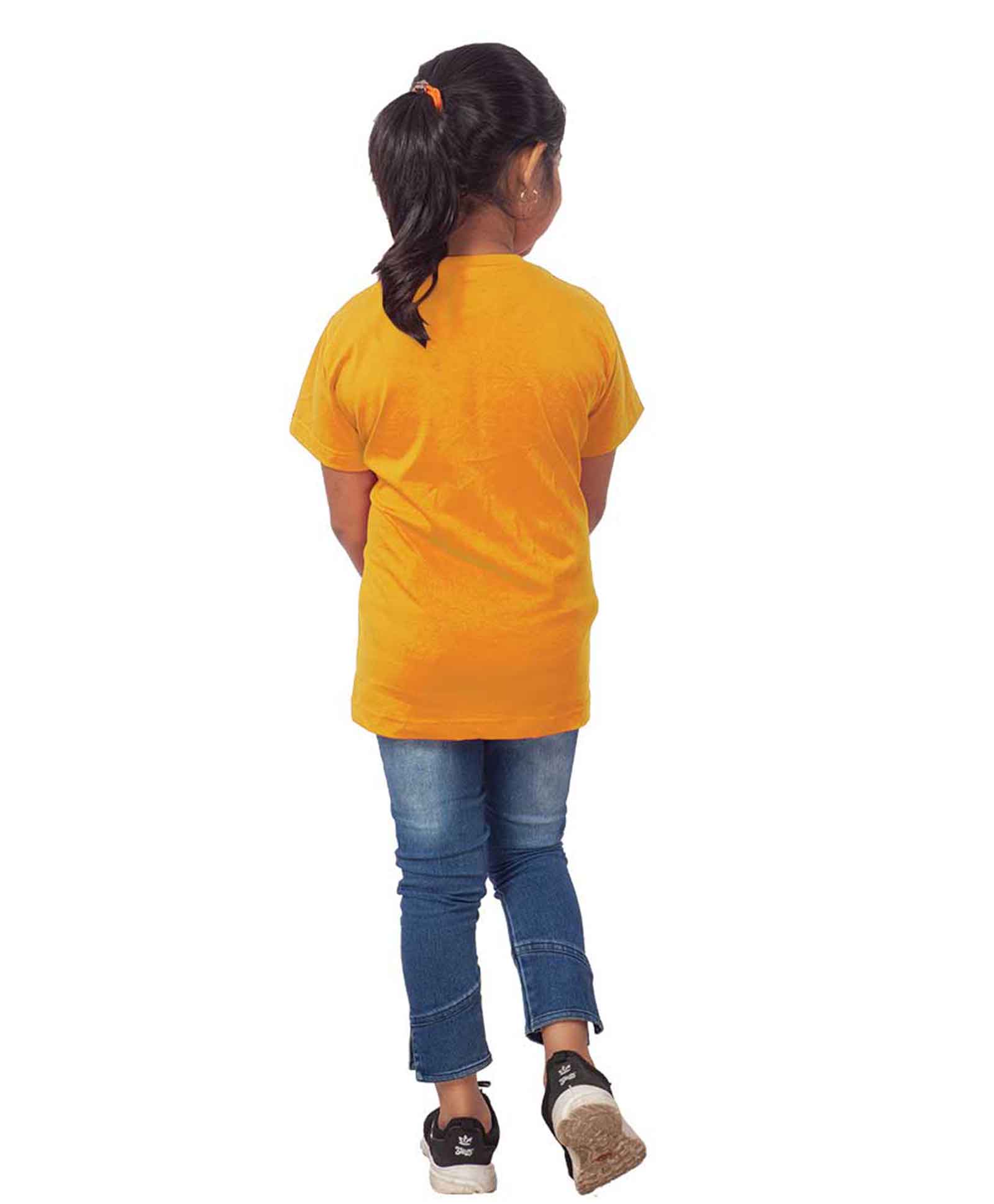 Custom Design T-Shirts for kids in kolkata #color_mustard
