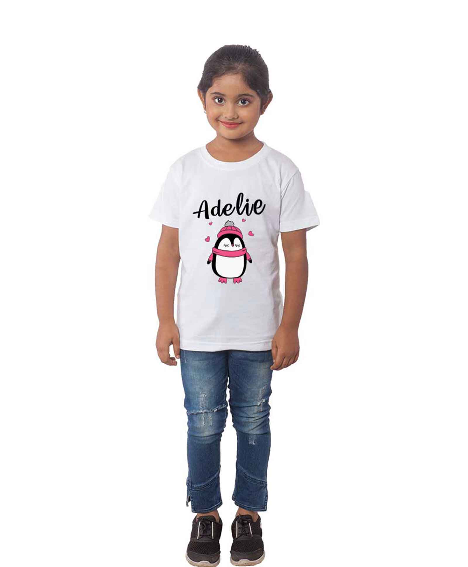 Custom Design T-Shirts for kids in kolkata #color_white