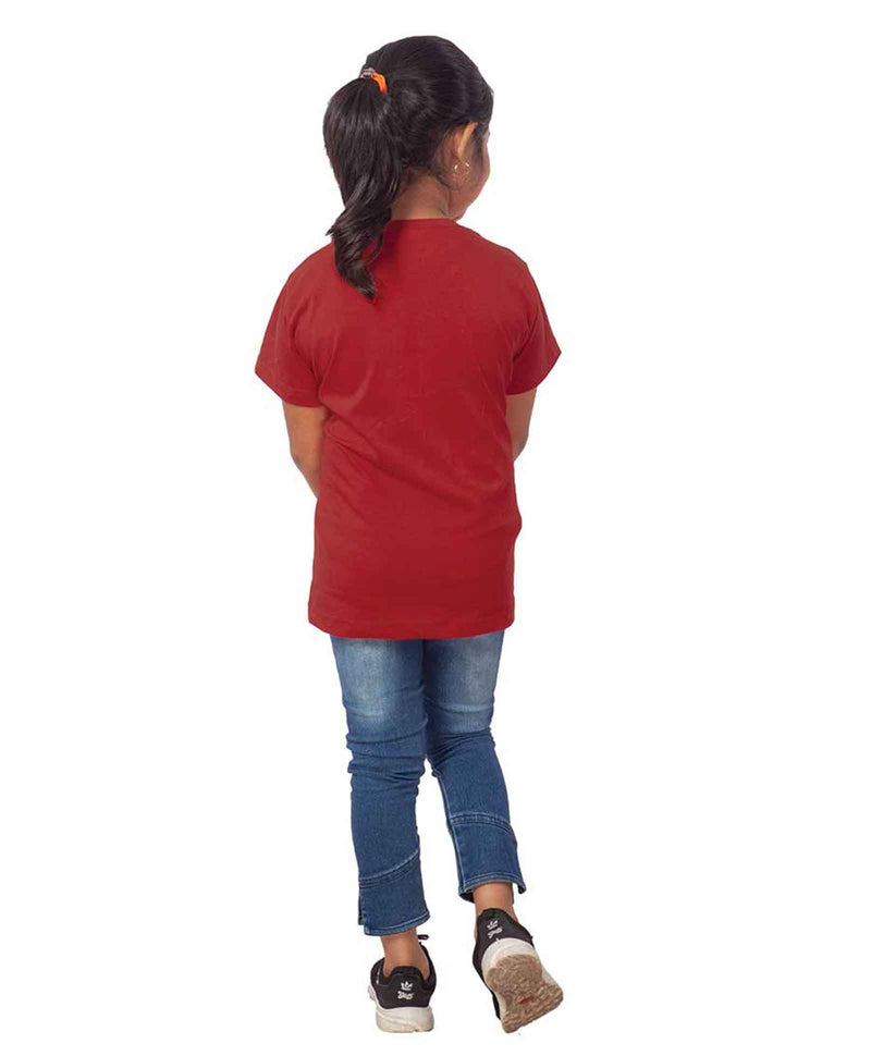 Tribal Girl Half Sleeves T-Shirt For Kids