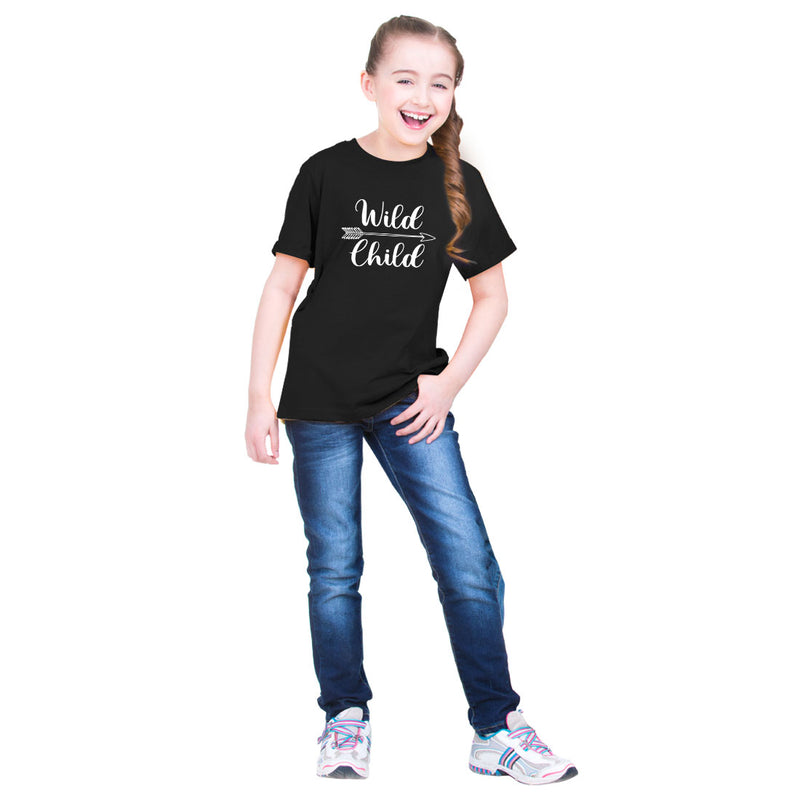 Wild Child Printed Girls T-Shirt