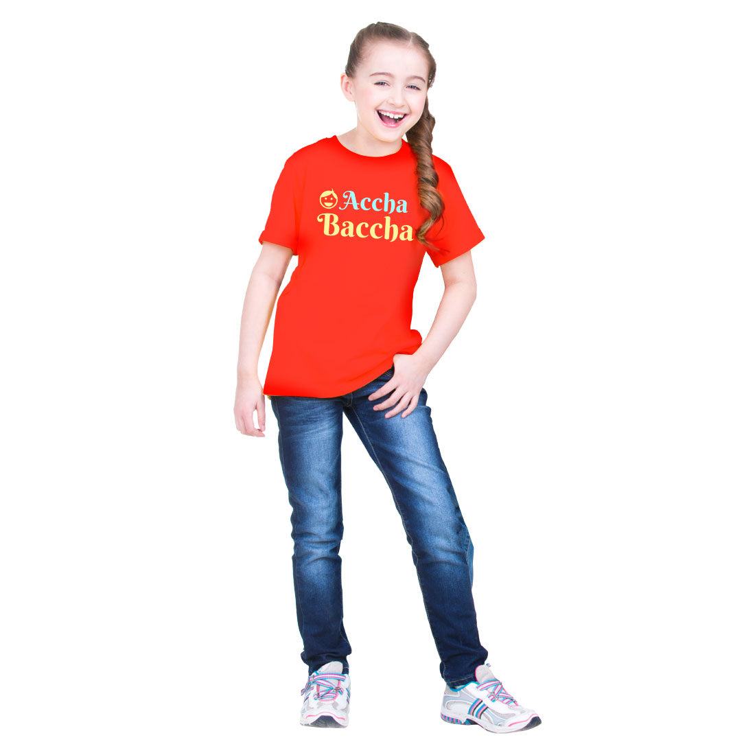 Custom Design T-Shirts for kids in kolkata #Color_Red