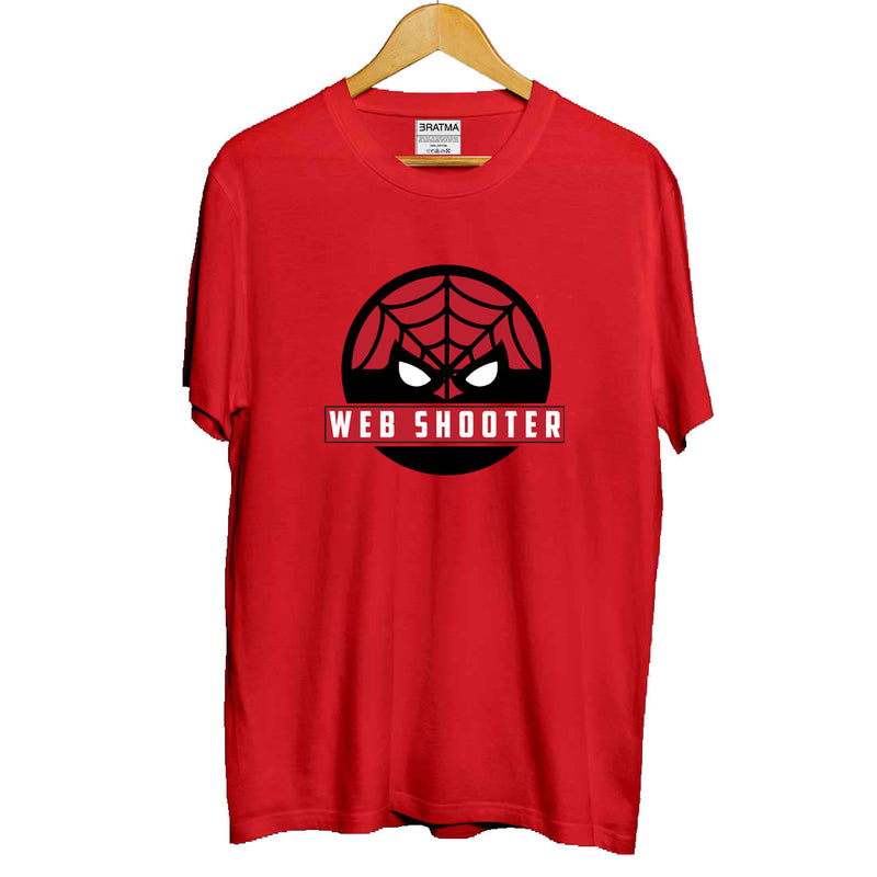 Web Shooter Printed Girls T-Shirt