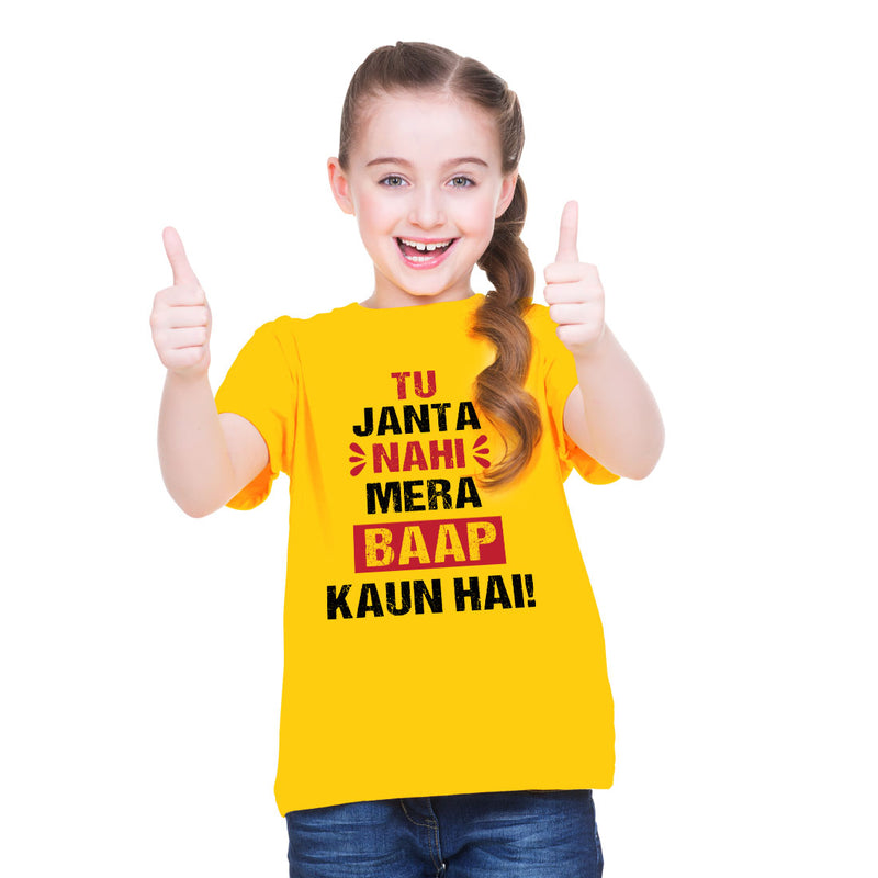 Tu Janta Nehi Printed Girls T-Shirt