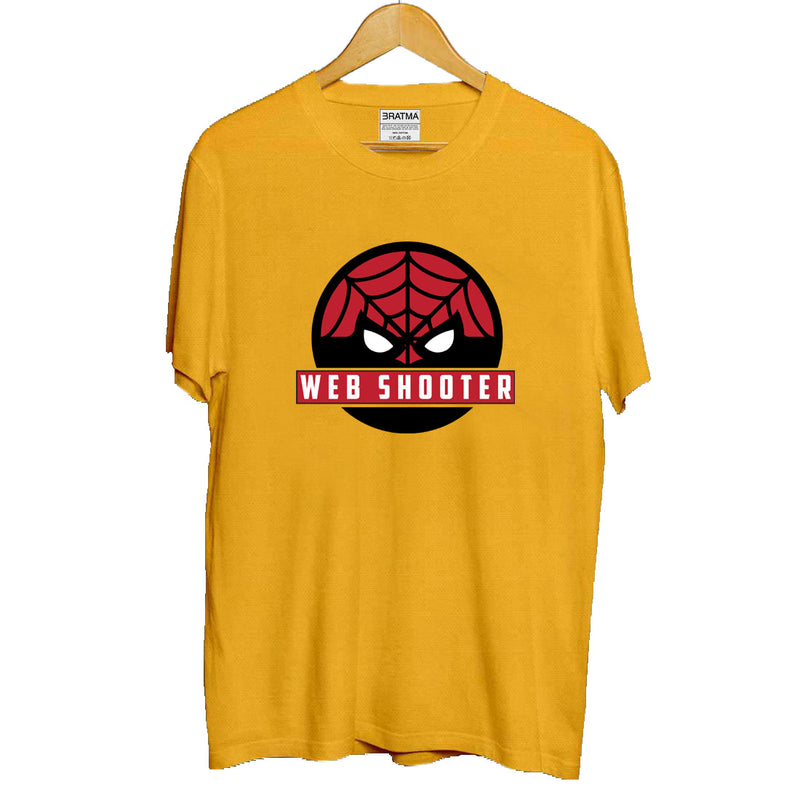 Web Shooter Printed Girls T-Shirt