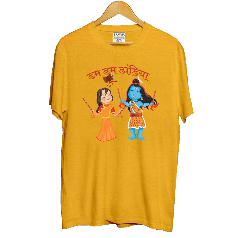 Bratma Dandiya night Girls Round Neck T-Shirt