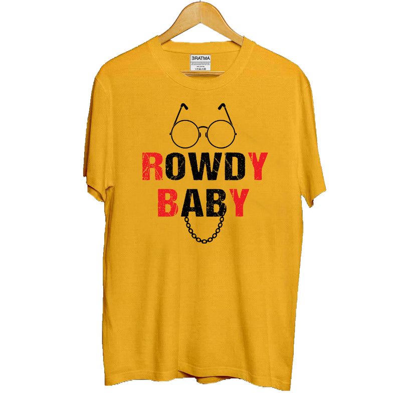 Rowdy Baby Printed Girls T-Shirt