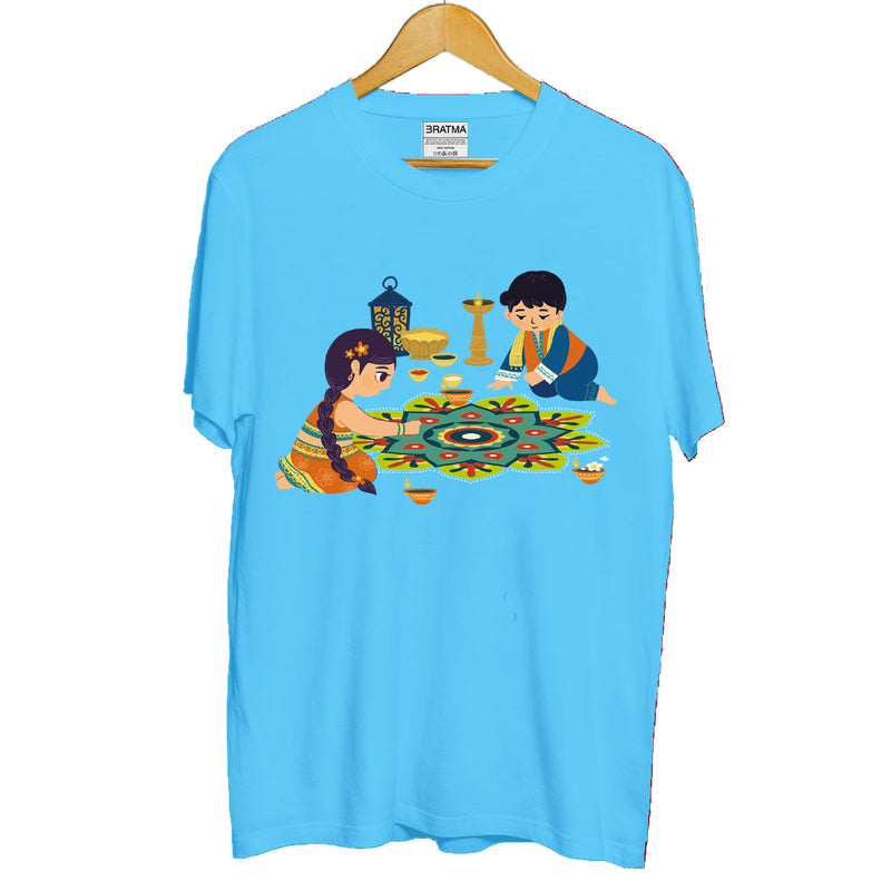 Diwali Printed Girls T-Shirt