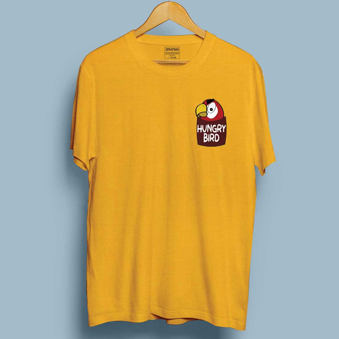Hungry Bird  Mustrad Men T-Shirt