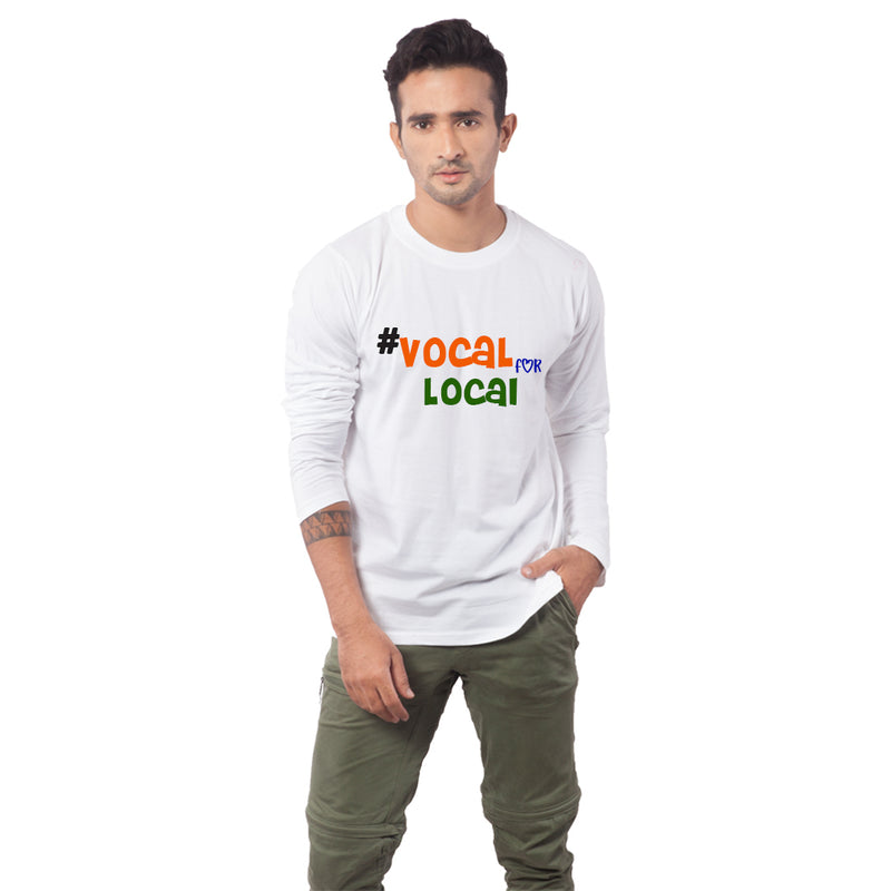 Vocal For Local Mens Half sleeves t-shirt