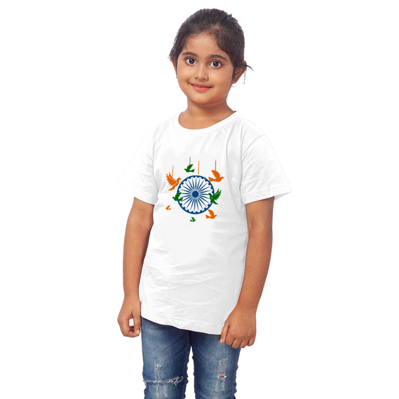 Republic Day Half Sleeves T-Shirt For Kids