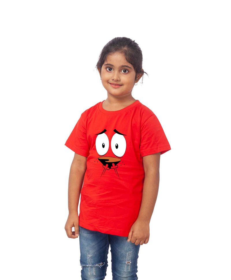 Courage Half Sleeves T-Shirt For Kids