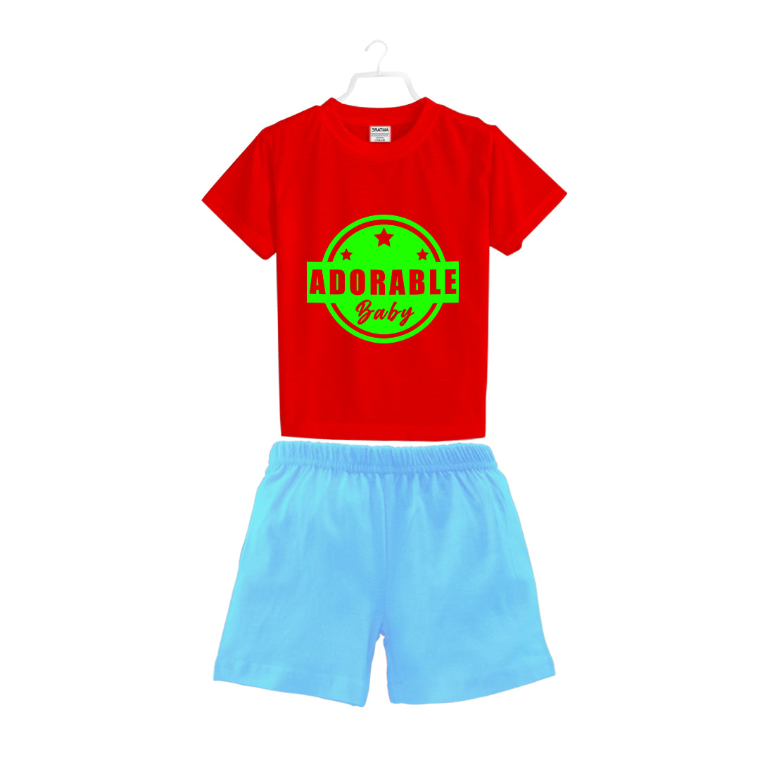 Custom Design T-Shirts for kids in kolkata #Color_RD-SB